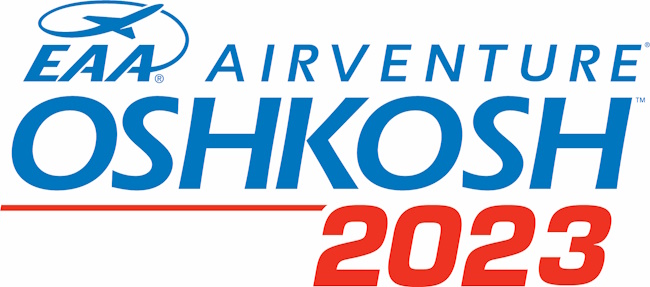 Logo AirVenture 2023 in Oshkosh