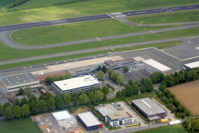 Luftaufnahme Flughafen Dortmund