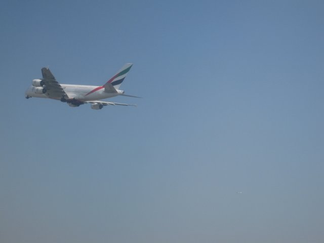 A380 Emirates Flughafen London Heathrow