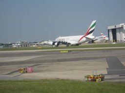 A380 Emirates Flughafen London Heathrow