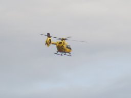 H135 im Flug