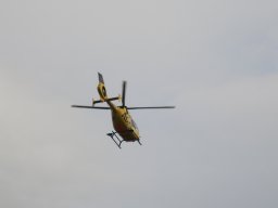 H135 im Flug