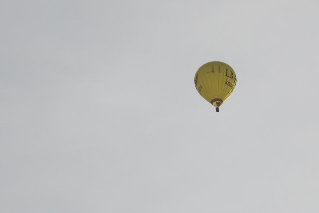 Ballonfahrt in der Herbstsonne