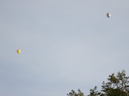 Ballonfahrt in der Herbstsonne