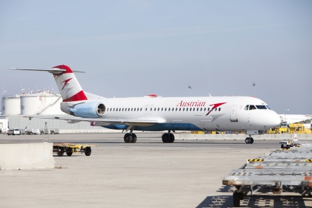 AUA Fokker - Copyright: Austrian Airlines