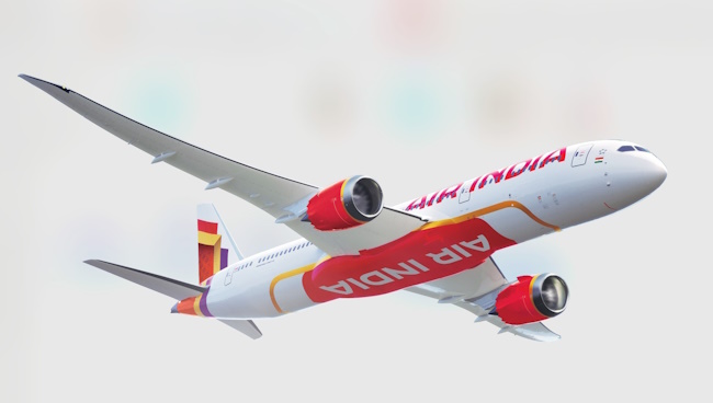 Flugzeug von Air India