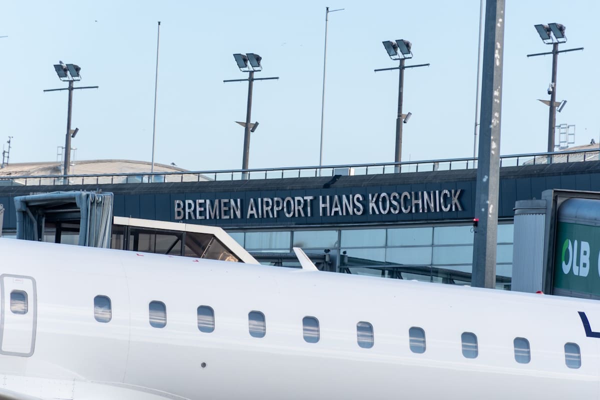 Terminalschriftzug Flughafen Bremen