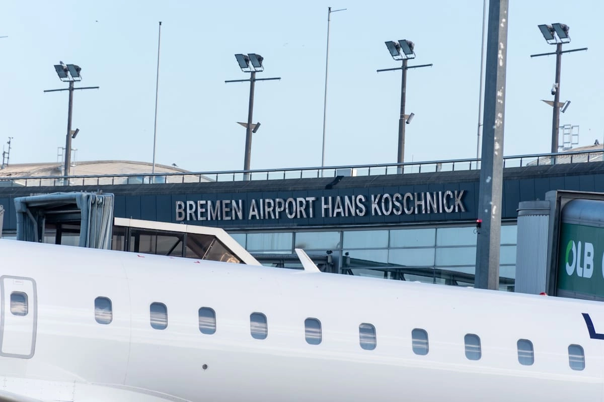 Terminalschriftzug Flughafen Bremen