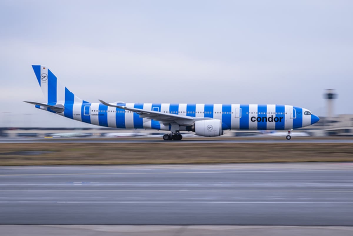 A330neo von Condor beim Take Off