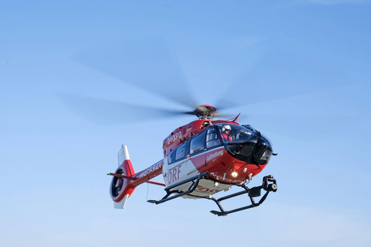 H145 Hubschrauber in der Luft