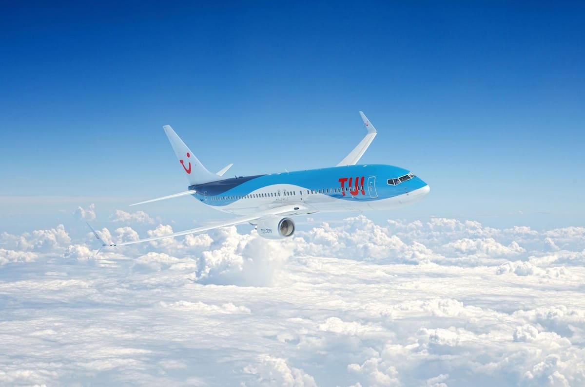 Boeing von TUIfly in der Luft