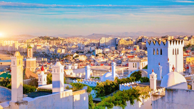 Ansicht auf Tanger