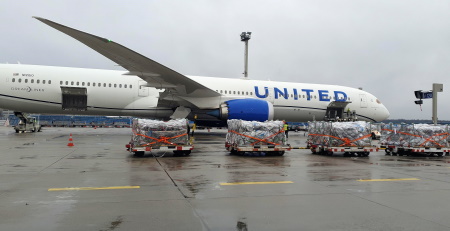 Cargo Beladung Frankfurt - Foto: United Airlines