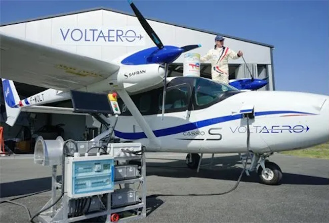 Testflugzeug Cassio S von VoltAero