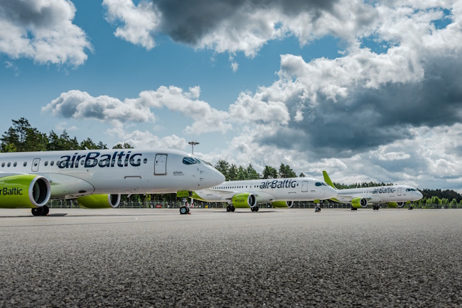 Flugzeuge von airBaltic
