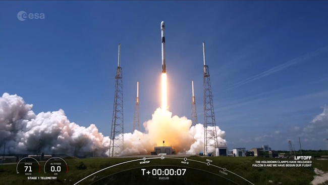 Euclid Launch in den USA