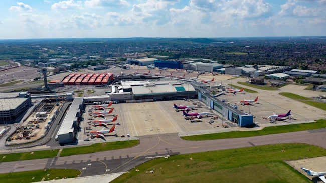 Airport Areal London Luton