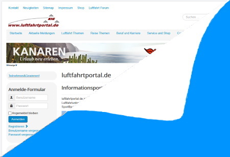 Neue Responsive Website von luftfahrtportal.de